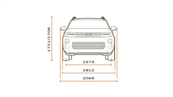 Dimensions - Dacia Bigster