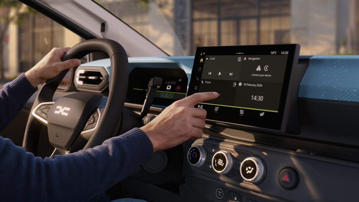 new Dacia Spring - connectivity